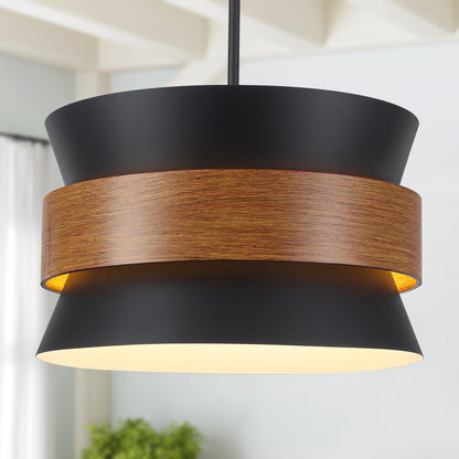 Yarlkav farmhouse chandelier, 5 lights, black vintage design, adjustable hanging for dining or kitchen.