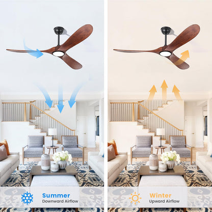 heimo ceiling fan 72", with light, remote control, dimmable, rustic outdoor/indoor use.